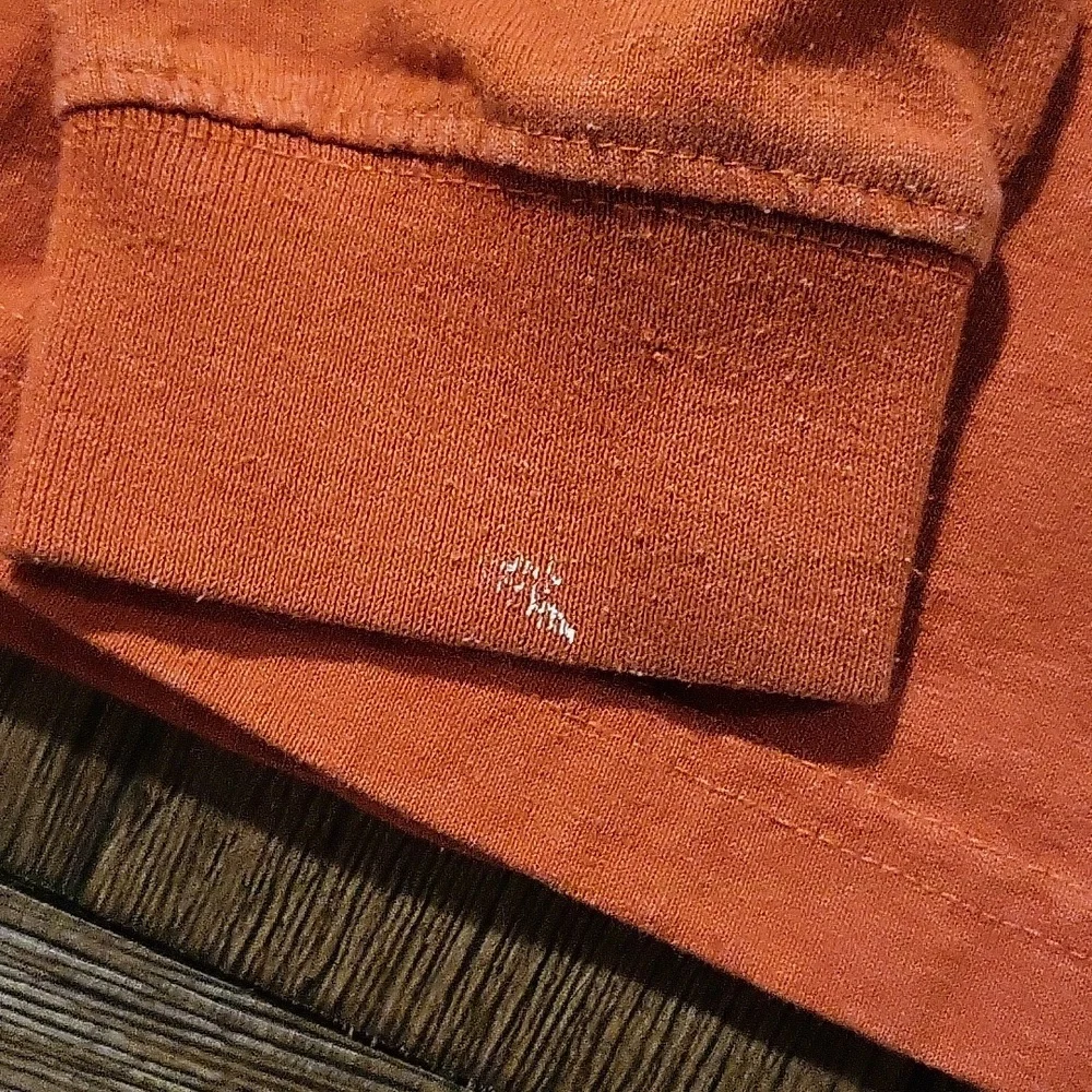 Orange Carhartt Medium Long Sleeve Tee - Picture 5 of 7